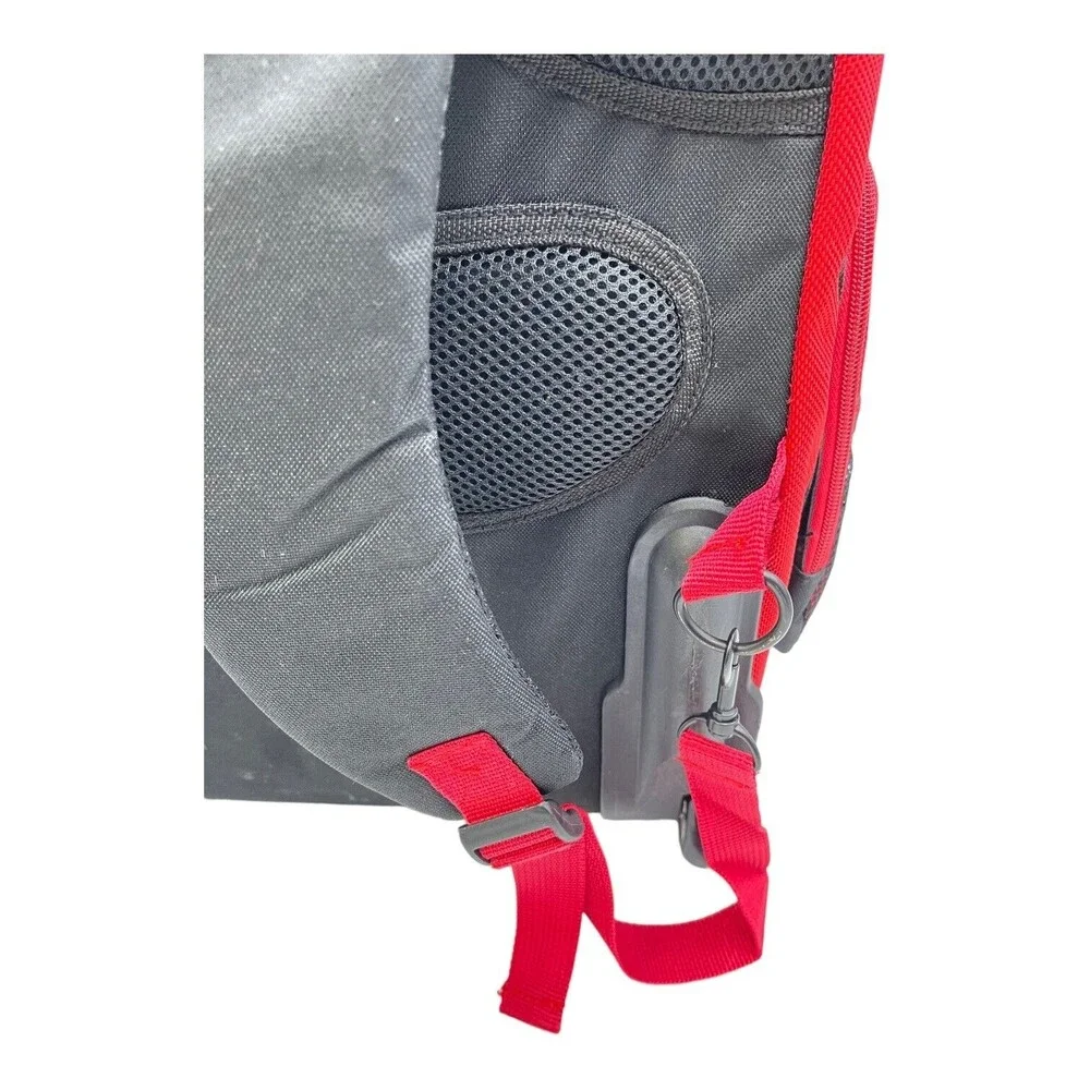 Disney Red Mickey Mouse Blake Rolling Carry On Backpack